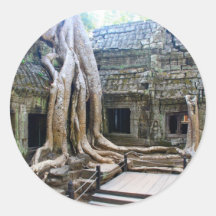 UBICACIÓN DEL CERCADO DE LARA EN ANGKOR WAT PEGATINAS  