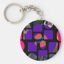 ¡! UCreate Pascua feliz Llaveros Personalizados