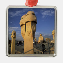 UE, España, Cataluña, Barcelona. Antonio Gaudi Ornamento De Navidad