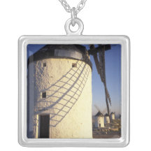 UE, España, Consuegro, La Mancha. Molinoes de vien Collar Personalizado