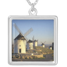 UE, España, La Mancha, Consuegra. Molinoes de vien Grimpola