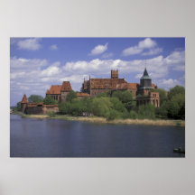 UE, Polonia, Pomerania, Malbork. Europa Posters