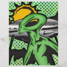 UFO del extranjero Tarjetas Publicitarias