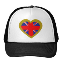UK-heart. Gorros