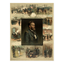 Ulises S. Grant, 1885 Tarjeta Postal