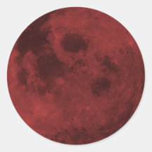 Últimos pegatinas carmesís de la luna