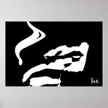 Ultra Noir - impresión de B/W Posters