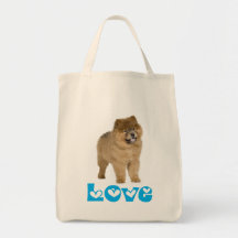 Ultramarinos Totebag de la lona del amor del perro Bolsas De Mano