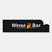 ultrassur Ultras Sur Real Madrid Pegatina De Parachoque
