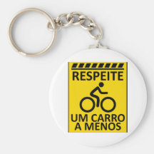 Um carro a menos chaveiro