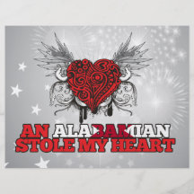 Un Alabamian robó mi corazón Tarjetas Informativas