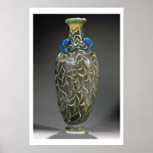 Un amphora corazón-formado con los adornos de la o impresiones