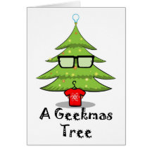 Un árbol de Geekmas Felicitacion