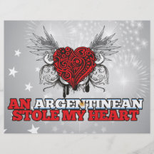 Un argentino robó mi corazón tarjetas informativas