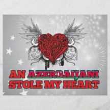 Un azerbaiyano robó mi corazón tarjetas informativas