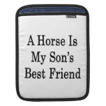Un caballo es el mejor amigo de mi hijo manga de iPad