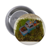 Un camión de recogida miniatura viejo pin