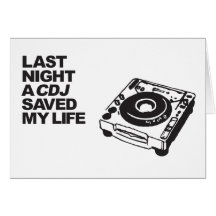 Un CDJ ahorró anoche mi vida Tarjetón