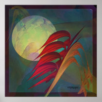 Un claro de luna tropical posters
