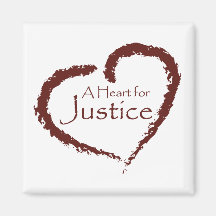 Un corazón para el imán de la justicia