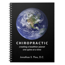 Un cuaderno más sano del planeta de la quiroprácti