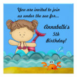 Un cumpleaños debajo del mar - una invitación de l
