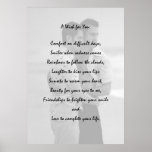 Un deseo para usted poster (hombres)