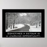 Un desvío es a veces una oportunidad de aprendizaj poster