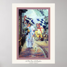 Un día de Fete en la bella arte del ~ de James Tis Poster