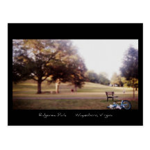 Un día en el parque - postal