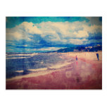 Un día en la playa tarjeta postal