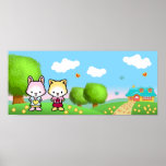Un día hermoso con la estrella y la miel poster