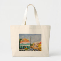 Un día ocupado en la ciudad bolsas