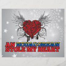 Un ecuatoriano robó mi corazón tarjeta publicitaria