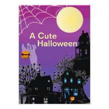 Un espantapájaros lindo de Halloween Invitación Personalizada