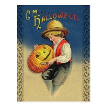 Un feliz Hallowe'en Postales