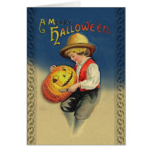 Un feliz Hallowe'en Tarjetas