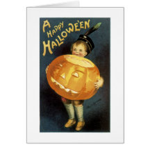 Un feliz Halloween Tarjeton