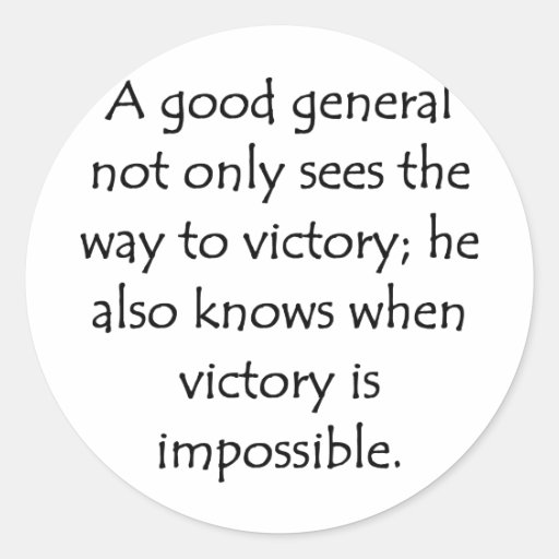 Un general de Gppd Pegatina Redonda