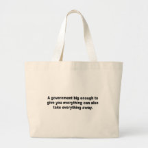 Un gobierno bastante grande darle todo bolsa de mano