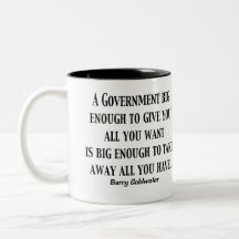 Un gobierno bastante grande tazas
