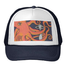 Un gorra del amigo del pulpo