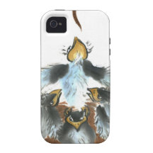 Un gusano…  ¡Yah, comida! iPhone 4 Fundas