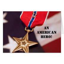 ¡Un héroe americano! Felicitación