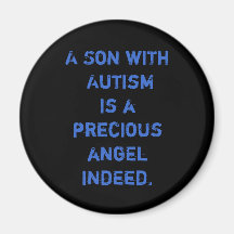 Un hijo con Autismis un ángel precioso de hecho Imanes Para Frigoríficos
