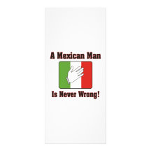 Un hombre mexicano nunca es incorrecto plantilla de lona