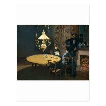 Un interior después del comensal (1868-1869) postales
