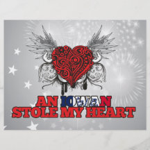 Un Iowan robó mi corazón Tarjeton