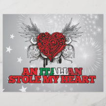 Un italiano robó mi corazón tarjetas informativas