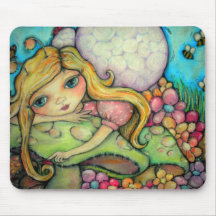 Un jardín de la hada encanta Mousepad Tapete De Raton